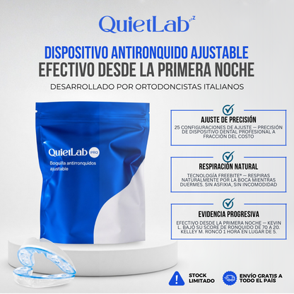 QuietLab Pro® — Dispositivo Antironquido Ajustable
