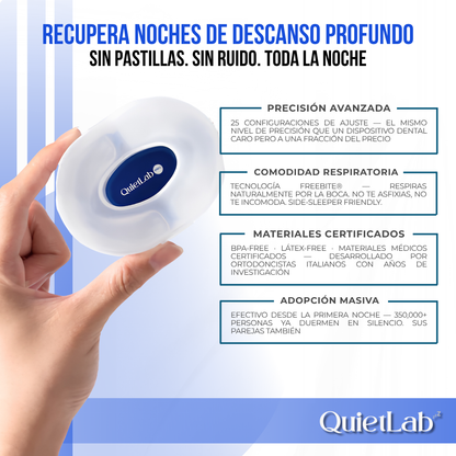 QuietLab Pro® — Dispositivo Antironquido Ajustable