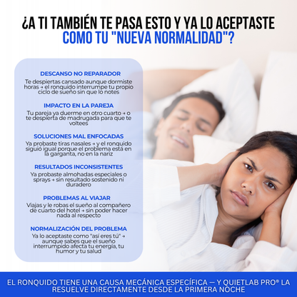 QuietLab Pro® — Dispositivo Antironquido Ajustable