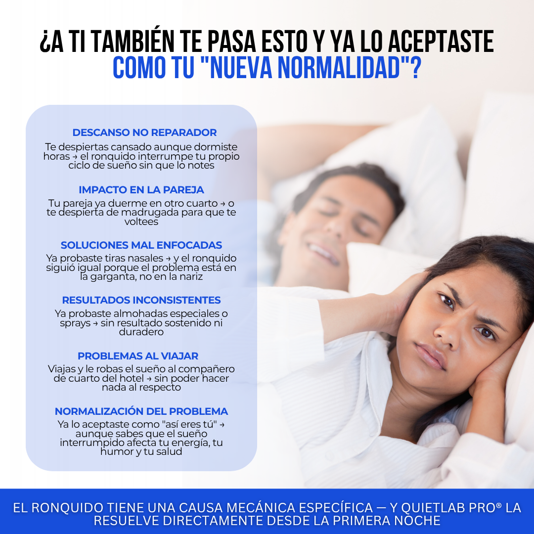 QuietLab Pro® — Dispositivo Antironquido Ajustable